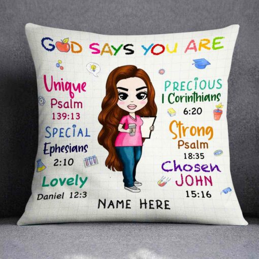 Personalized Proud Teacher You Are Pillow