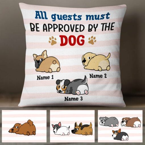 Personalized Sofa Dog Approved Pillow