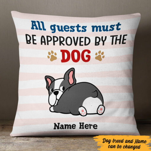 Personalized Sofa Dog Approved Pillow