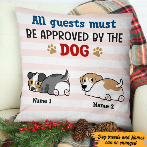 Personalized Sofa Dog Approved Pillow