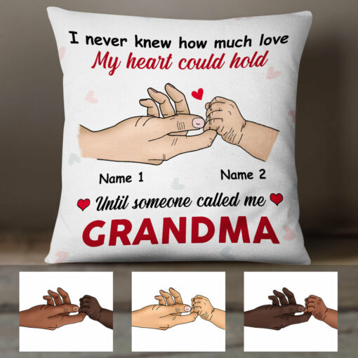 Personalized Someone Called Me Mom Grandma Pillow