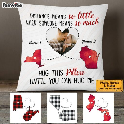 Personalized Someone Means So Much Long Distance Pillow