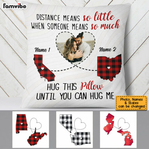 Personalized Someone Means So Much Long Distance Pillow