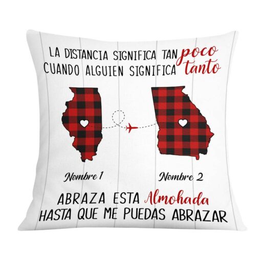 Personalized Someone Means So Much Long Distance Spanish Pillow