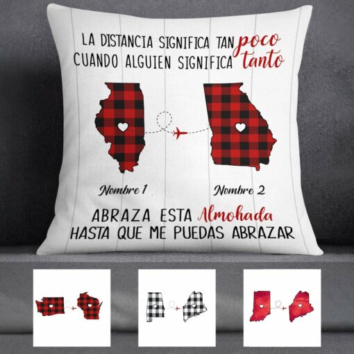 Personalized Someone Means So Much Long Distance Spanish Pillow