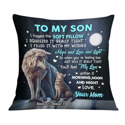 Personalized Son Hug This Pillow