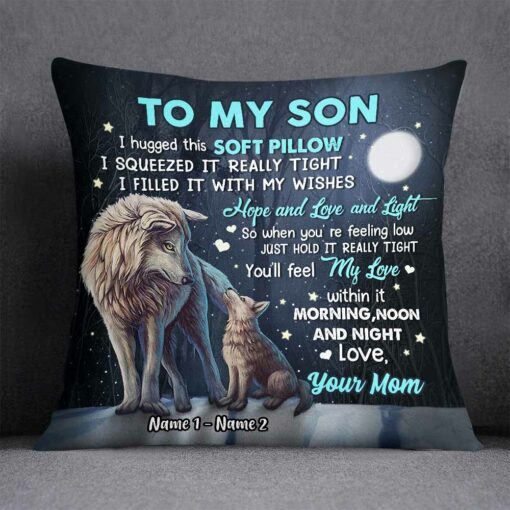 Personalized Son Hug This Pillow