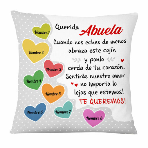 Personalized Spanish Grandma Abuela Mam� Pillow