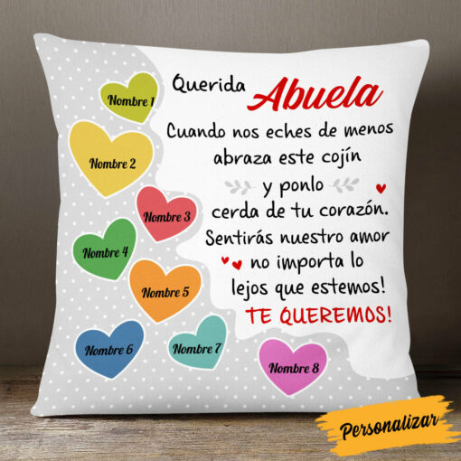 Personalized Spanish Grandma Abuela Mam� Pillow