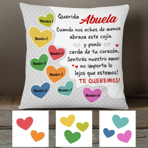 Personalized Spanish Grandma Abuela Mam� Pillow