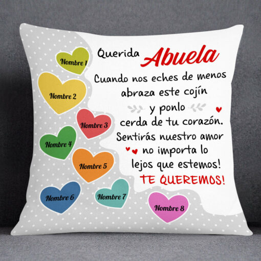 Personalized Spanish Grandma Abuela Mam� Pillow