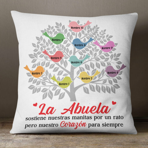 Personalized Spanish Mam� Abuela Tree Mom Grandma Pillow