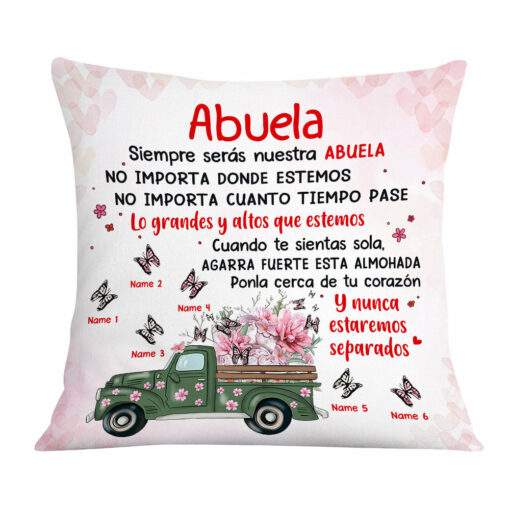 Personalized Spanish Mom Grandma Pillow