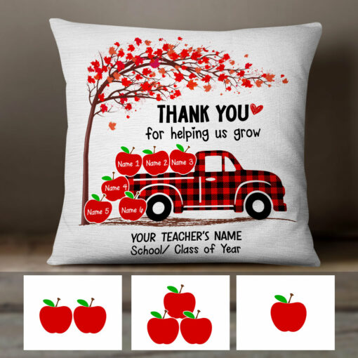 Personalized Teacher Pillow