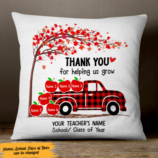 Personalized Teacher Pillow