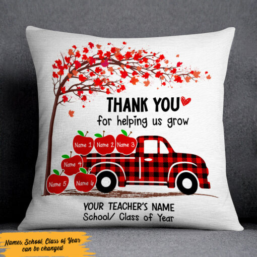 Personalized Teacher Pillow