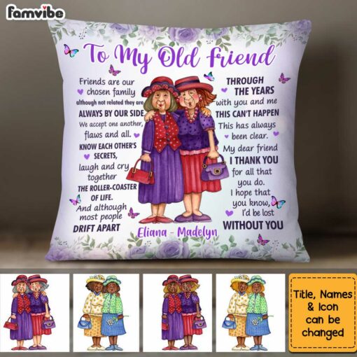 Personalized Thank You For All To My Friend Purple Pillow