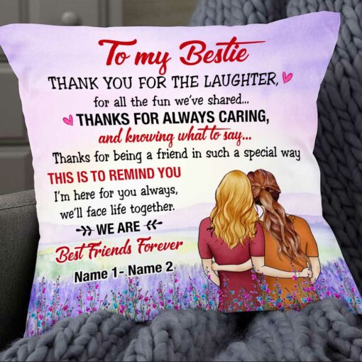 Personalized Thank You My Friends Pillow