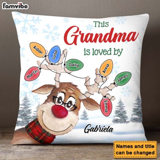 Personalized This Grandma Is Loved By Pillow