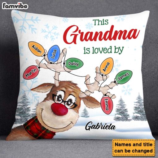 Personalized This Grandma Is Loved By Pillow