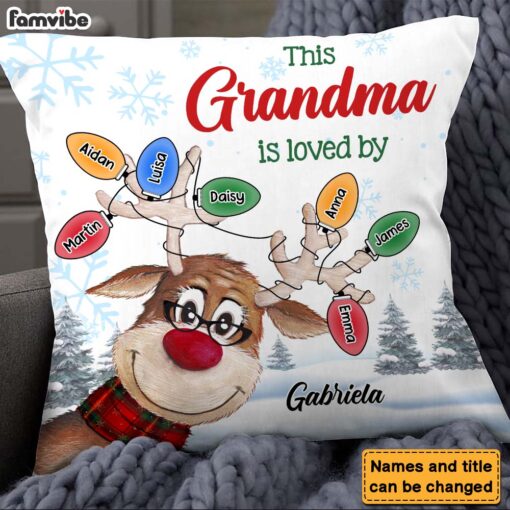 Personalized This Grandma Is Loved By Pillow