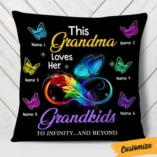 Personalized This Grandma Pillow