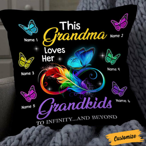 Personalized This Grandma Pillow