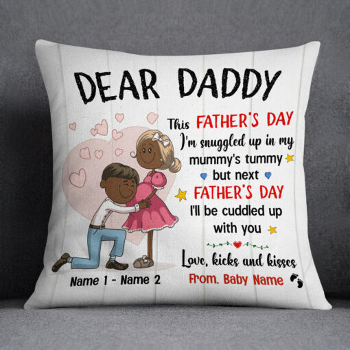 Personalized To My Dad Grandpa Pillow