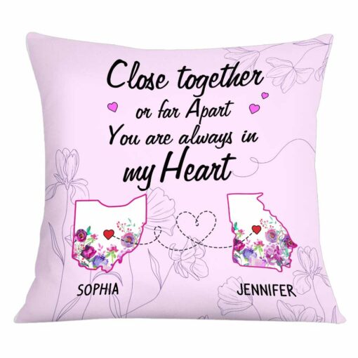 Personalized To My Daughter Long Distance Pillow