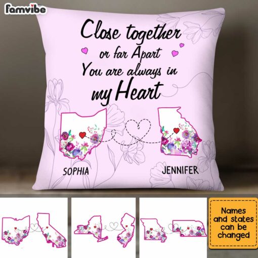 Personalized To My Daughter Long Distance Pillow