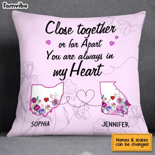 Personalized To My Daughter Long Distance Pillow