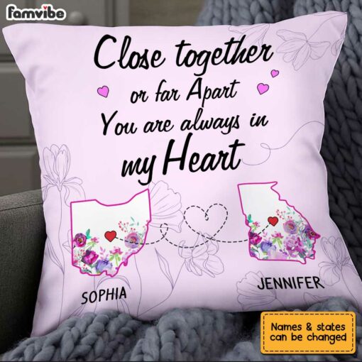 Personalized To My Daughter Long Distance Pillow