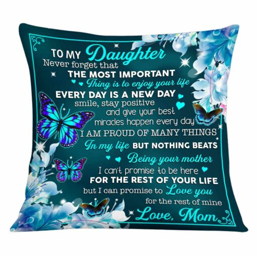 Personalized To My Daughter Pillow