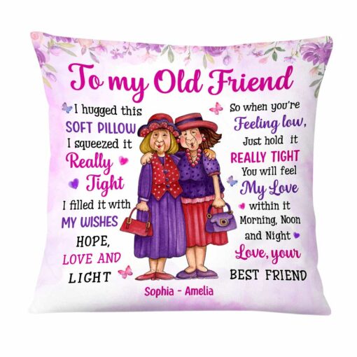 Personalized To My Friends Hug This Pillow