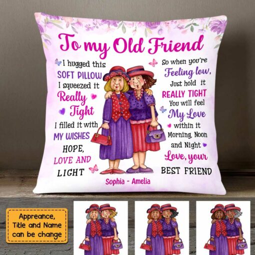 Personalized To My Friends Hug This Pillow