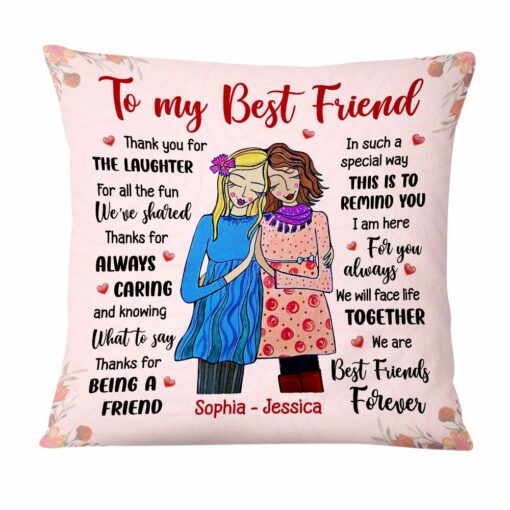 Personalized To My Friends Thank You For Pillow