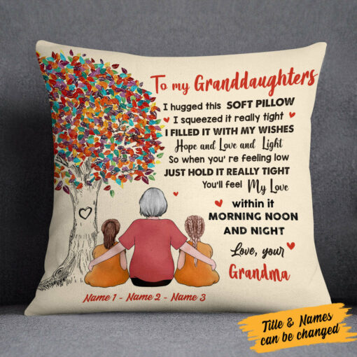 Personalized To My Grandchild Pillow