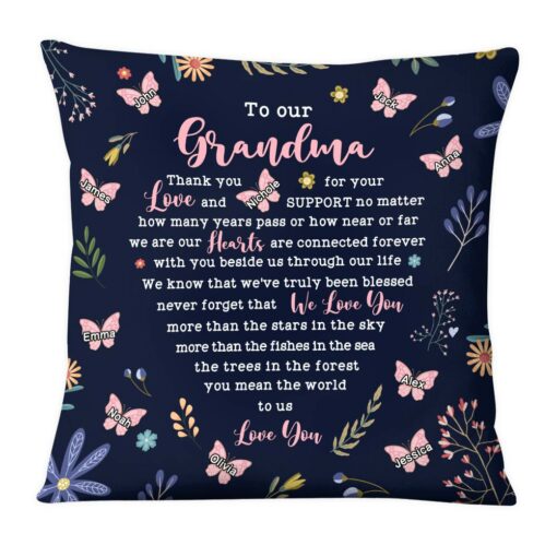 Personalized To My Grandma Never Forget That I Love You Pillow