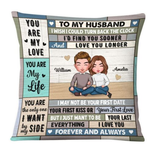 Personalized To My Husband Pillow