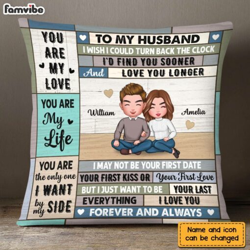 Personalized To My Husband Pillow