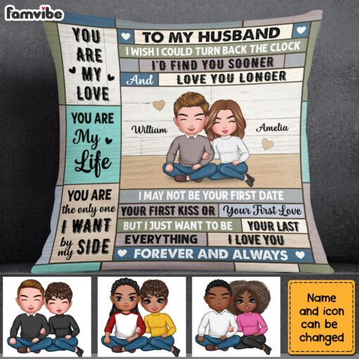 Personalized To My Husband Pillow