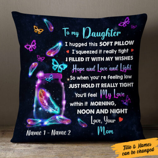 Personalized To My Mom Grandma Pillow