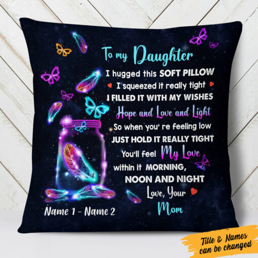 Personalized To My Mom Grandma Pillow