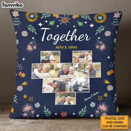 Personalized Together Couple Love Pillow