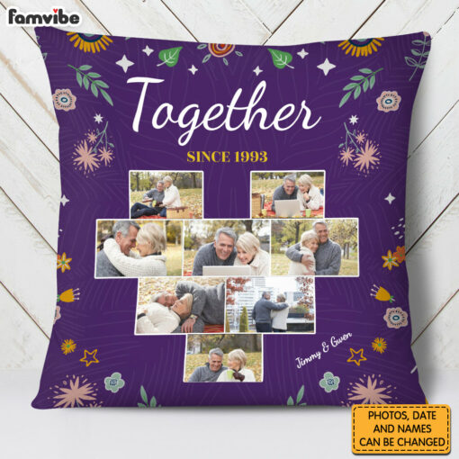 Personalized Together Couple Love Pillow