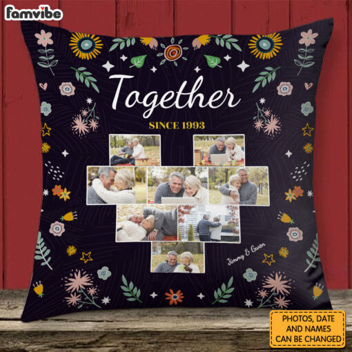 Personalized Together Couple Love Pillow