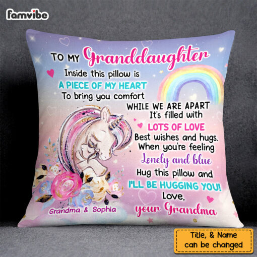 Personalized Unicorn Inside This Pillow