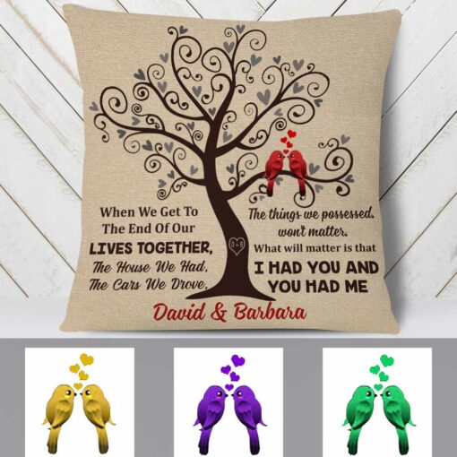 Personalized Valentine Couple Pillow