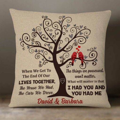 Personalized Valentine Couple Pillow