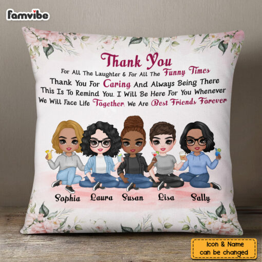 Personalized We Are Friends Forever Pillow